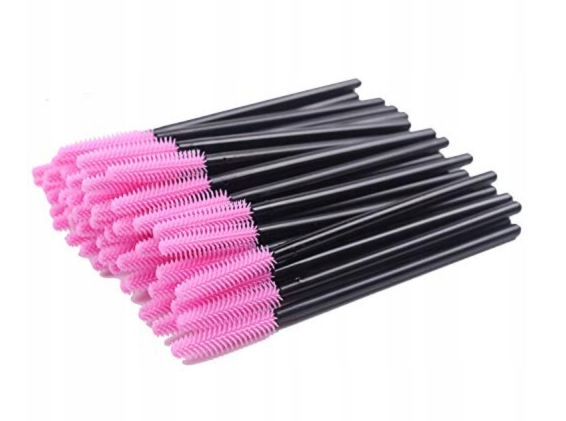 Szczoteczka silikonowa do RZĘS i BRWI 50szt